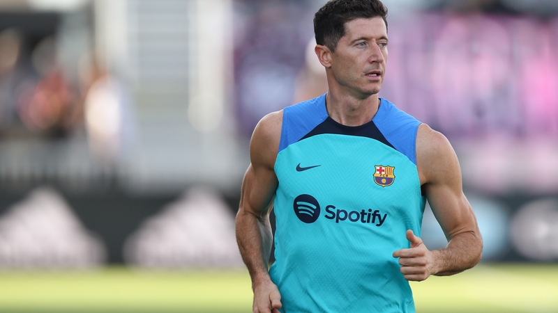 Barcelona new boy Lewandowski