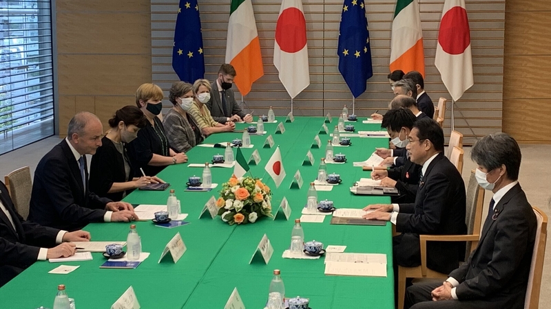Micheál Martin met his Japanese counterpart in Tokyo