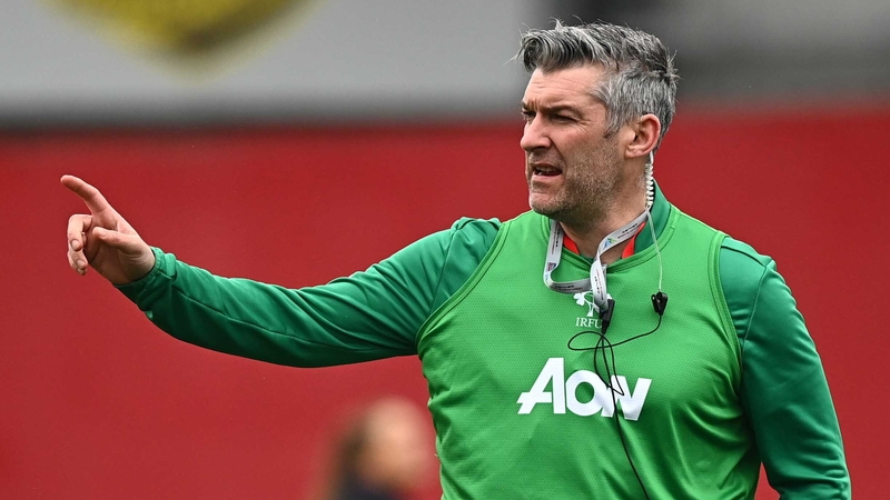 Ireland head coach Greg McWilliams