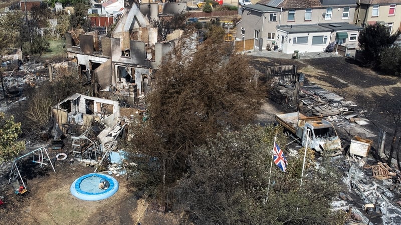 A series of fires broke out across England yesterday as the UK experienced a record-breaking heatwave when temperatures reached 40c and over