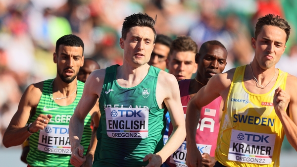 Mark English in action in his heat