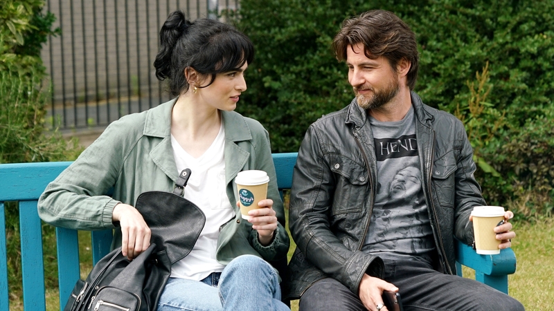 Getting to know you... Dearbhla and Jon share a moment in Fair City