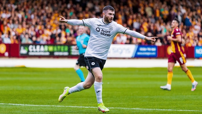 Keena celebrates his second goal in Sligo's Europa Conference League journey