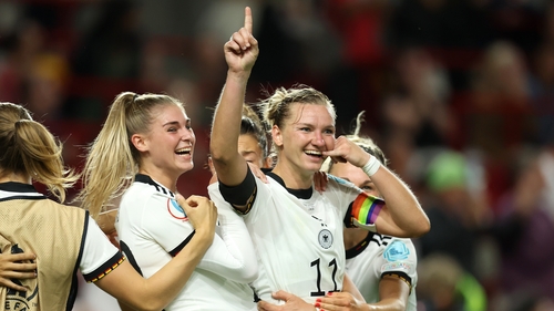 In-form Alexandra Popp made sure of the win with the second goal