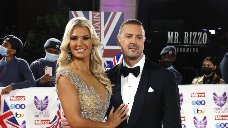 Paddy McGuinness and Christine McGuinness attend the Pride Of Britain Awards 2021 at The Grosvenor House Hotel on October 30, 2021 in London, England. (Photo by Mike Marsland/WireImage)