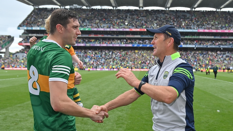 David Moran (L) with Kerry boss Jack O'Connor