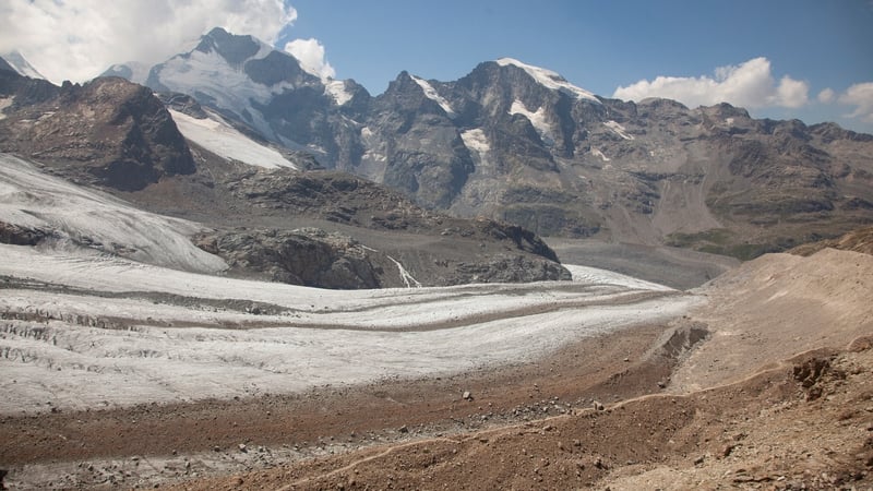 The Alps' glaciers are on track for their highest mass losses in at least 60 years of record keeping