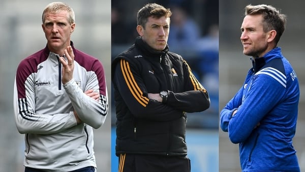 Henry Shefflin (L), Derek Lyng (C) and Eddie Brennan are among the names being mentioned to take over Kilkenny