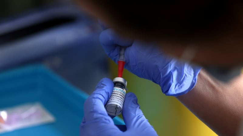 Signs of a decline in cases despite scare vaccine supplies (file image)