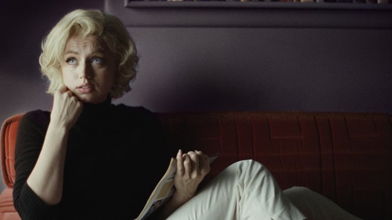 Ana de Armas as Marilyn Monroe in Blonde