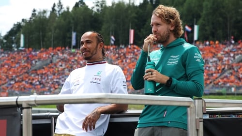 Hamilton and Vettel