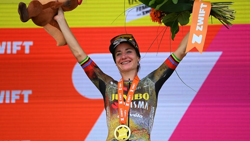 Marianne Vos' second stage win of the 2022 Tour de France Femmes maintains her lead with two stages remaining