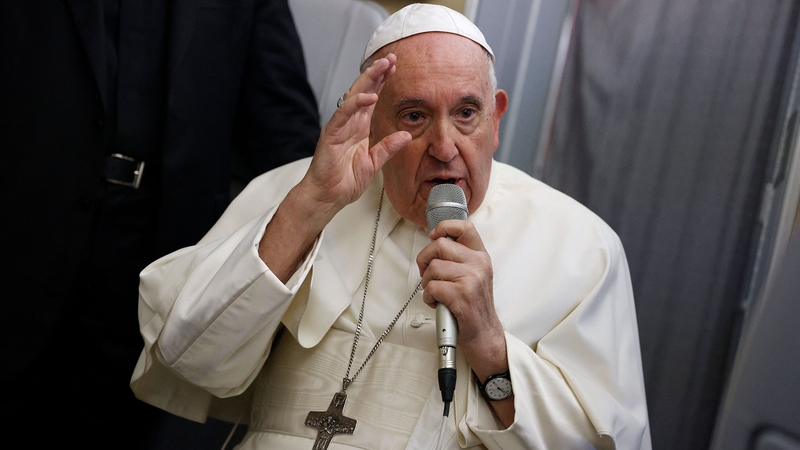 Pope Francis called soft pornography a temptation that 'weakens the priestly heart' (File image)