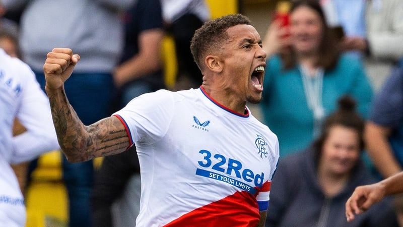 James Tavernier's free-kick came shortly after the Rangers' equaliser