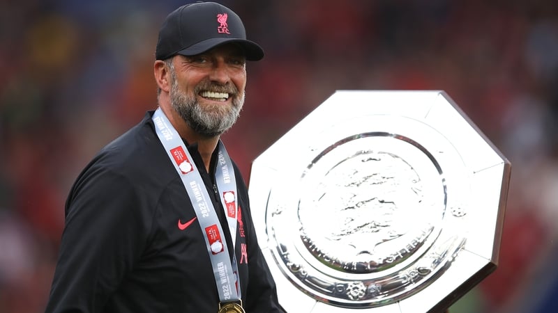 Jurgen Klopp with the Community Shield