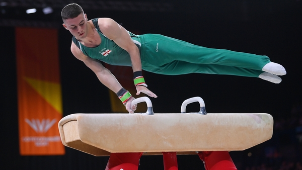 Rhys McClenaghan won silver
