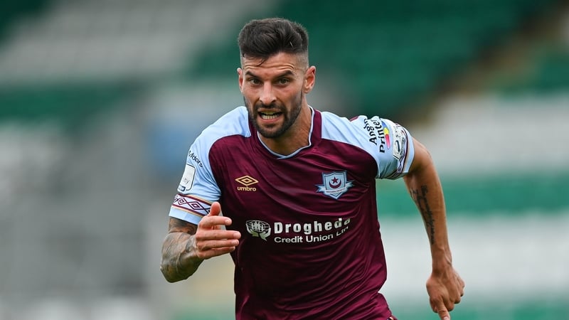 Adam Foley netted Dogheda's third