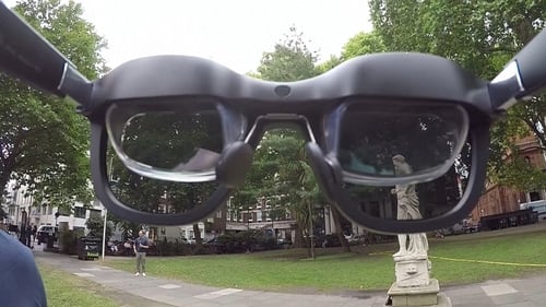Using technology off-the-shelf 'AR' glasses that are tethered to a smart phones with an app that turns any speech into text displayed on the inside of the lenses. Courtesy: XRAI Glass
