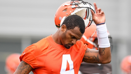 The Browns traded three first-round picks for Deshaun Watson in March and signed him to a five-year, $230m contract with all money fully guaranteed