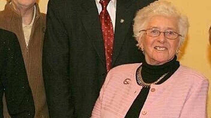 Lily Spence won the All-Ireland with Antrim in 1947 (photo credit: Antrim Camogie Twitter)