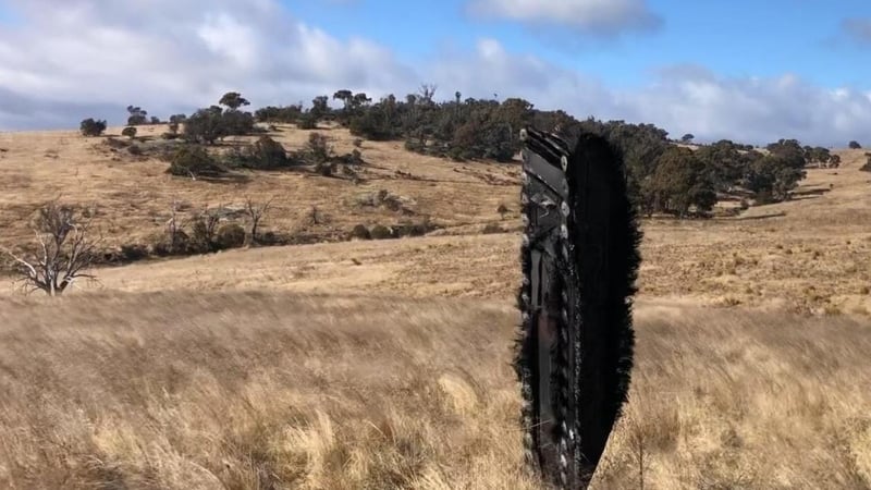 Space debris was discovered in a field in Dalgety