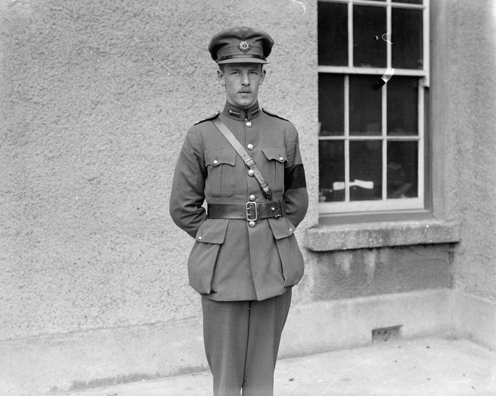 Emmet Dalton at City Hall Dublin in 1922. Photo: Central Press/Getty Images