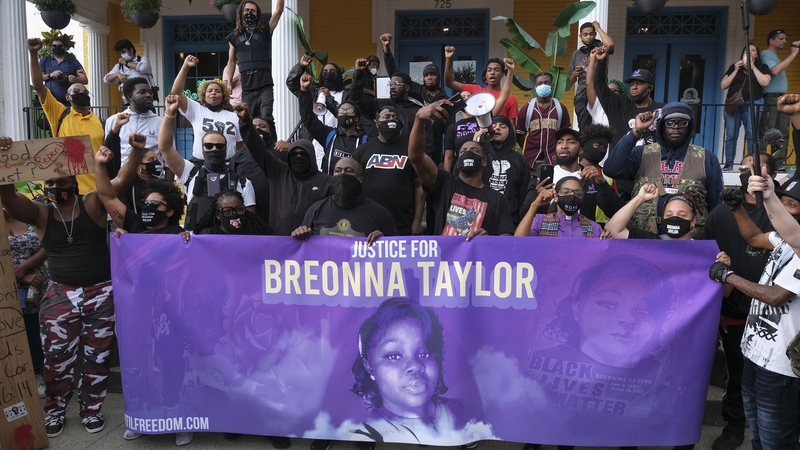 A 2020 protest over the killing of Breonna Taylor