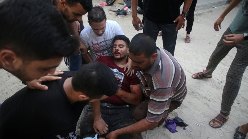 Fear a leonadh in ionsaí na nIosraelach ar Ghaza inniu