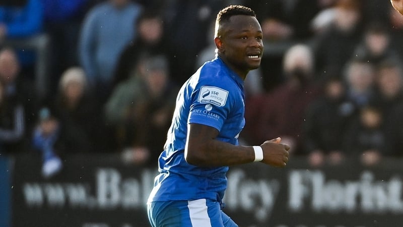 Eric McWoods grabbed Harps' second