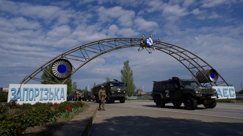 Volodymyr Zelensky said Russia was using the plant as nuclear blackmail