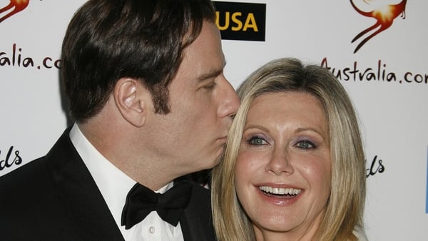 John Travolta and Olivia Newton-John in 2008