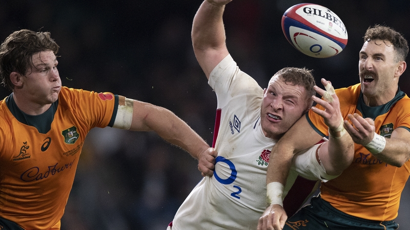 Nic White (right) said Michael Hooper (left) was in touch with his team-mates after their win over Argentina