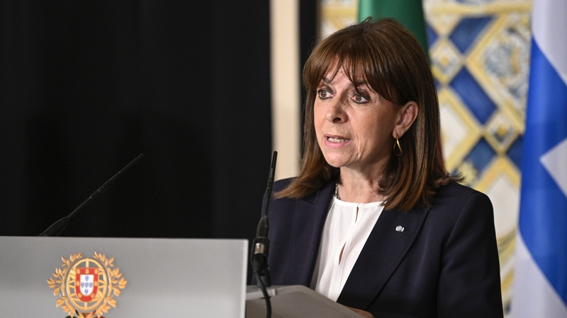 Greek President Katerina Sakellaropoulou