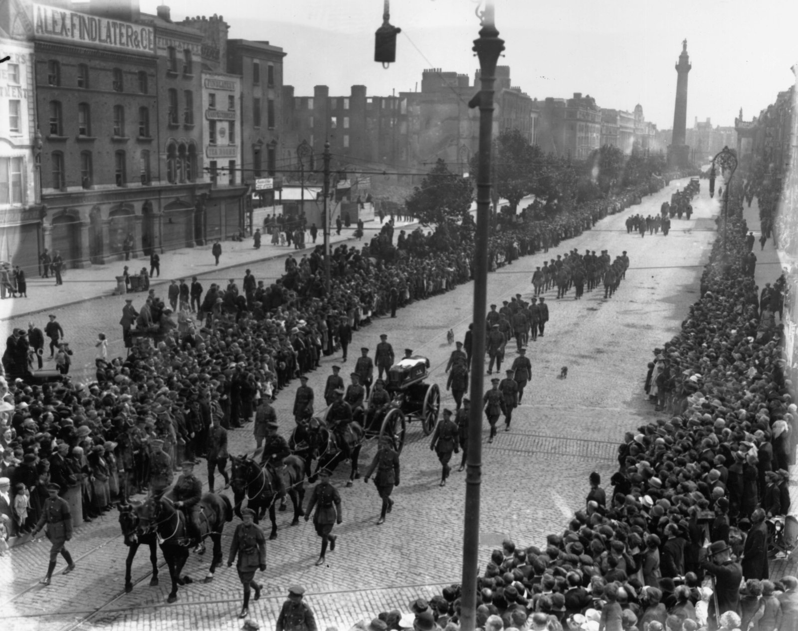 The funeral cortège was three miles long (Pic: Getty Images)