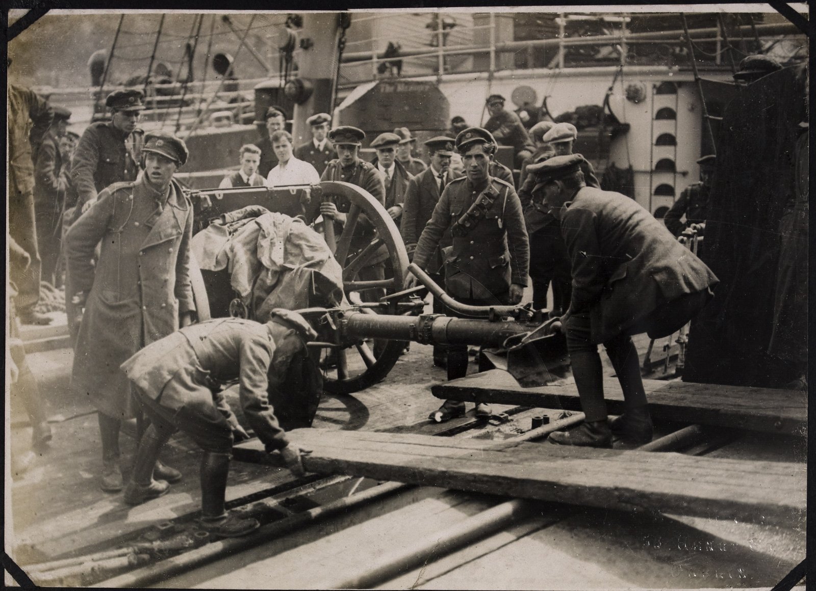 The successful landing of troops on the Cork and Kerry coast ensured a swift victory (Pic: National Library of Ireland)