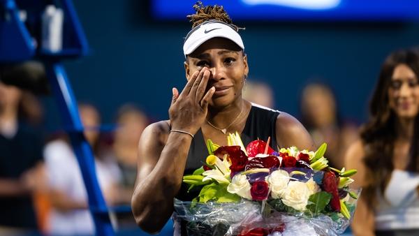 Serena Williams appears to be on her farewell lap