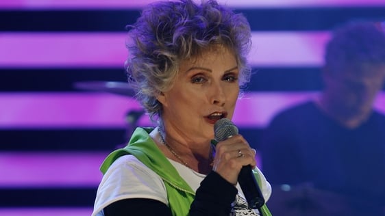 Deborah Harry performing on 'The Late Late Show' in 2007.