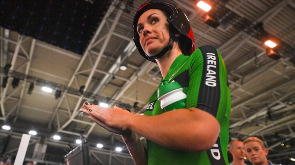 Kelly Murphy held her own against world champion Lisa Brennauer