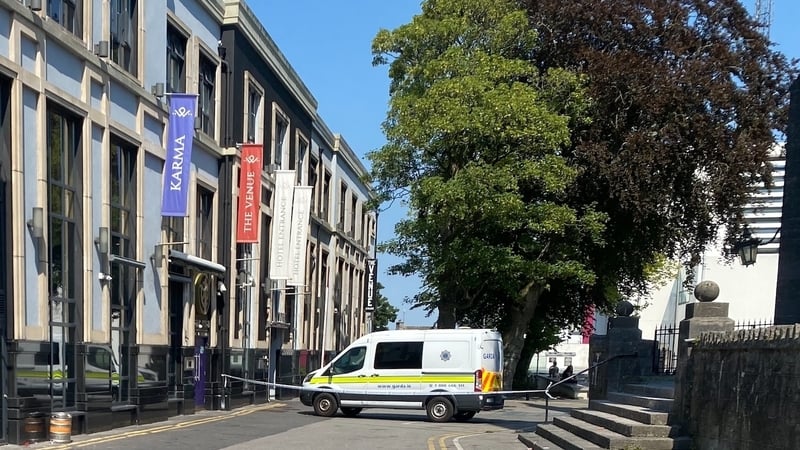 The scene of the assault at Church Street in Athlone