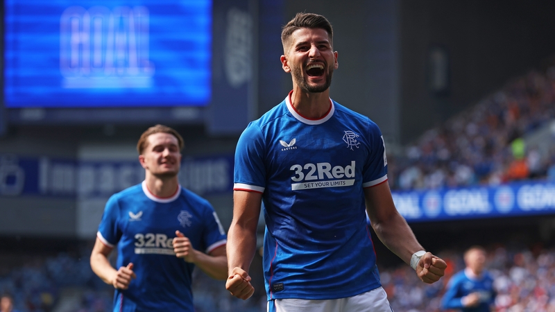 Antonio Colak netted Rangers' second goal