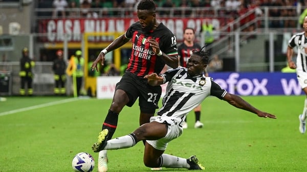 Festy Ebosele was booked for this challenge on Divock Origi