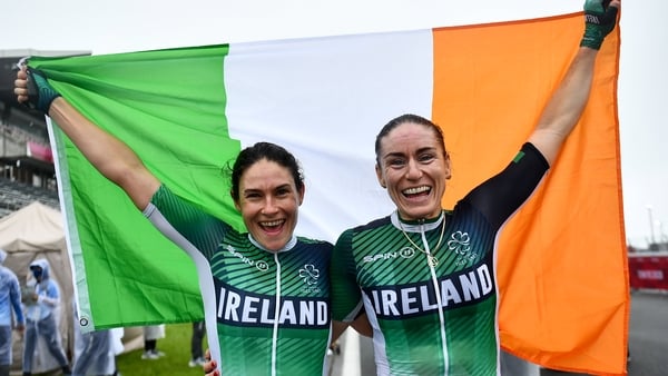 Eve McCrystal (R) and Katie George Dunlevy