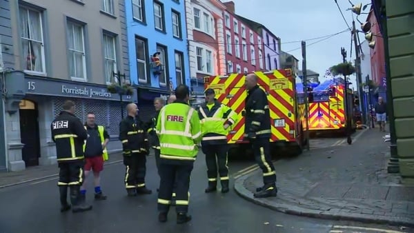 More than 20mm of rain fell in little over an hour in New Ross, Wexford