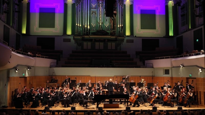 The orchestra comprises leading Ukrainian musicians including performers conscripted into the army who have been given time off to participate