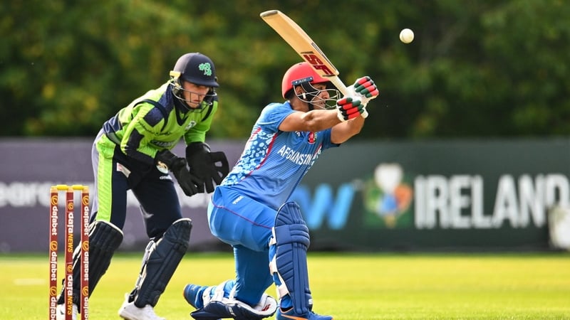 Najibullah Zadran contributed a half-century for the visitors