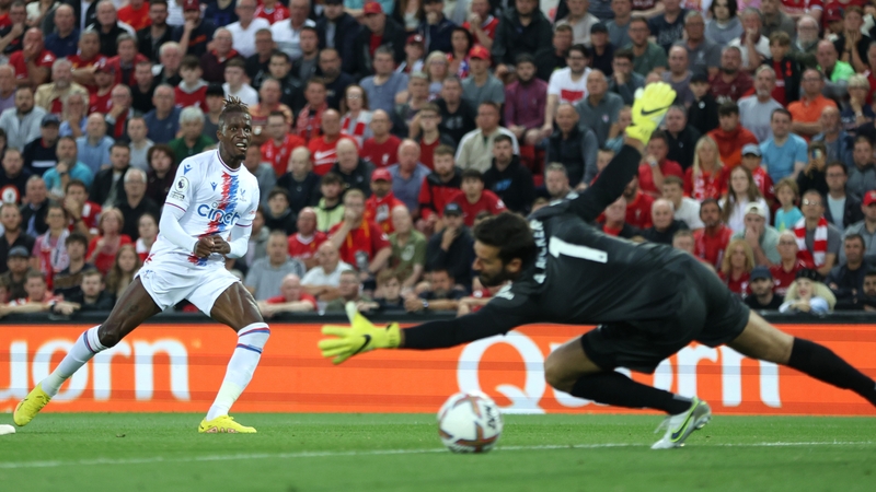Wilfried Zaha opened the scoring for Crystal Palace