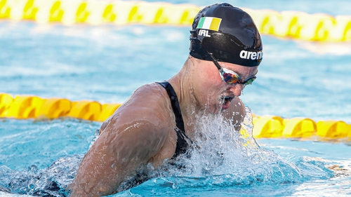 Mona McSharry will compete in the women's 50 breaststroke semi-finals this evening