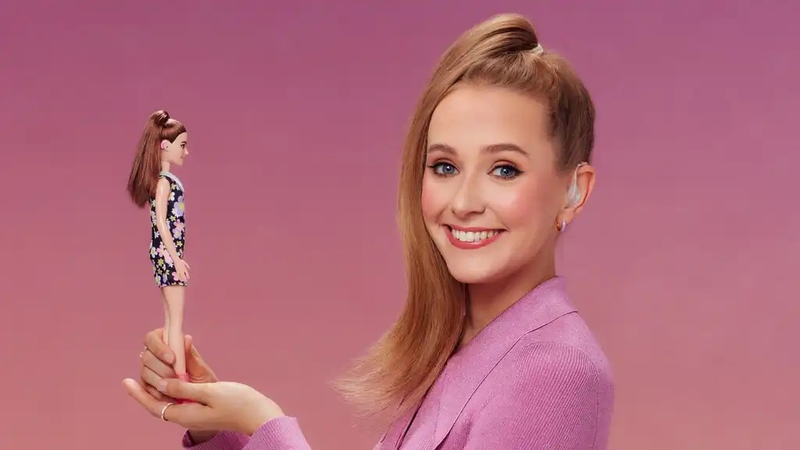 The Strictly winner has teamed up with Mattel on a diverse campaign. By Katie Wright.