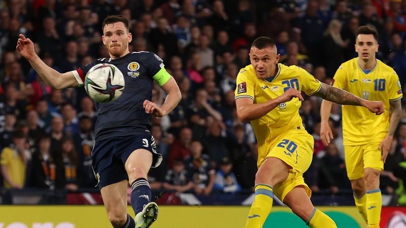 Scotland and Ukraine met in a World Cup qualifier in June