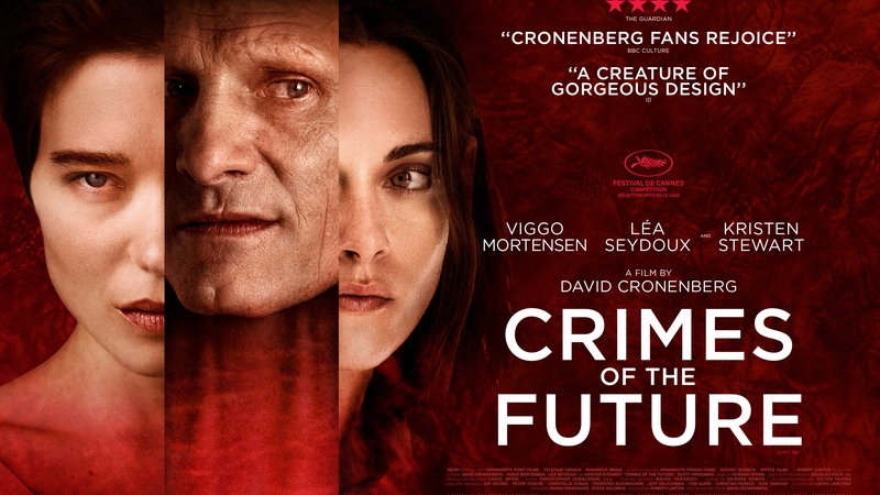 Crimes of The Future is in Irish cinemas on 9 September